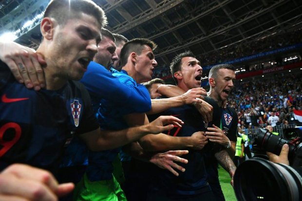 Croatia làm nên lịch sử sau chiến thắng trước tuyển Anh. Ảnh: FIFA