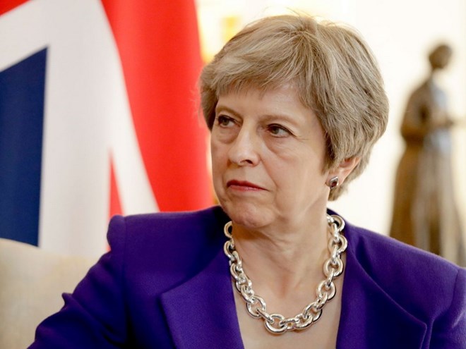 Thủ tướng Anh Theresa May. (Nguồn: AP)