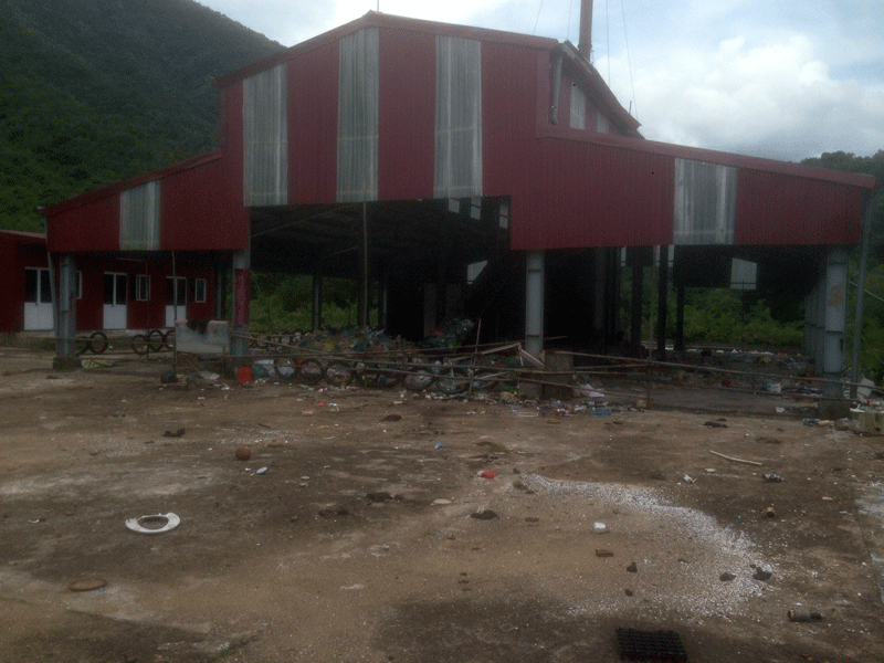Lò đốt rác tại xã Hải Sơn
