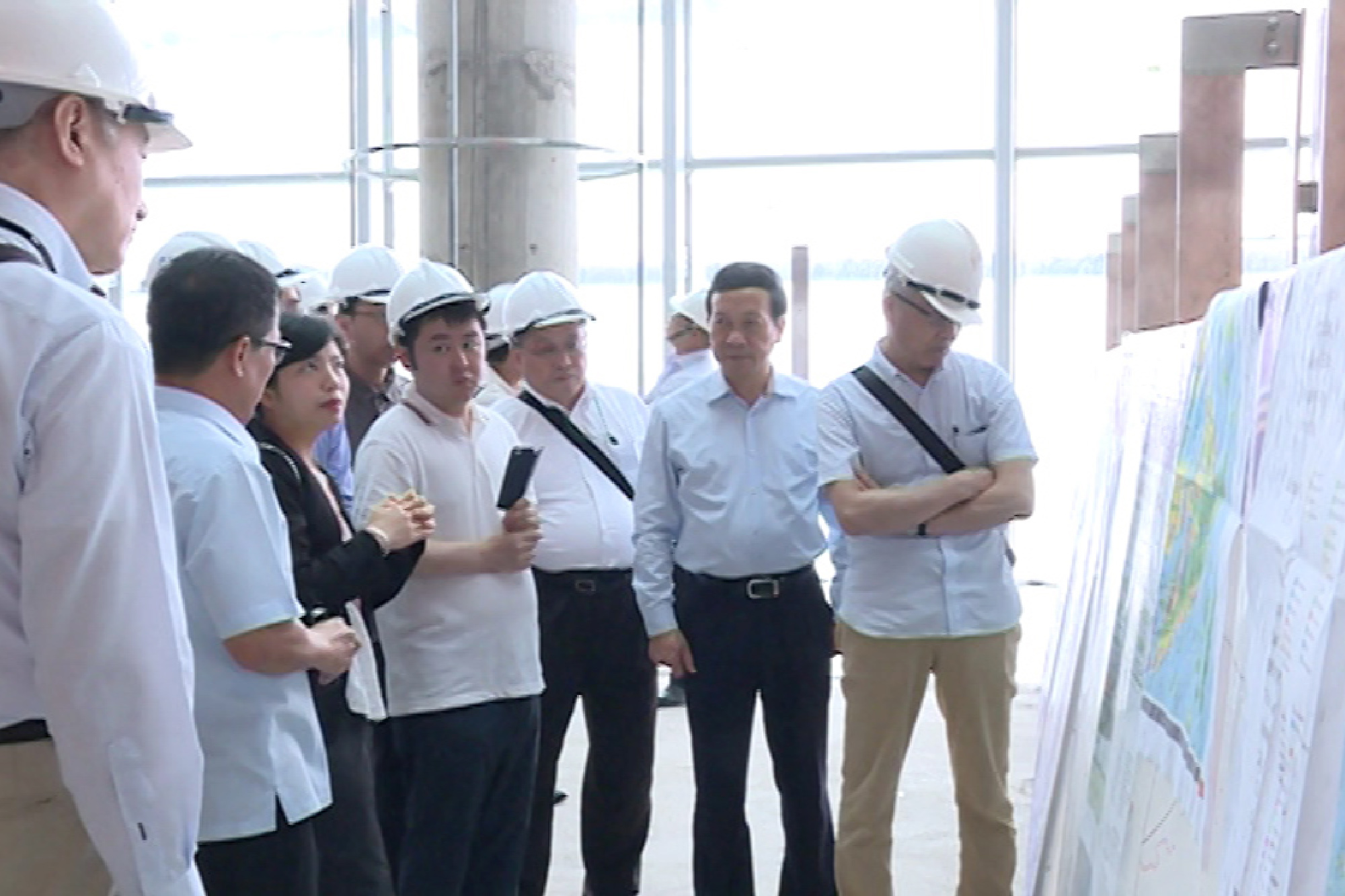 Hiệp hội các doanh nghiệp xúc tiến đầu tư Hokuriku (Nhật Bản) thăm Cảng hàng không quốc tế Vân Đồn.
