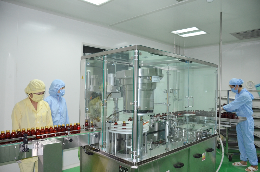 Nhà máy sản xuất thuốc từ dược liệu đạt chuẩn GMP, GLP và GSP - WHO của Công ty CP Dược và Vật tư y tế Quảng Ninh