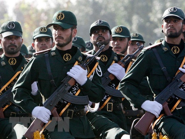 Lực lượng Vệ binh cách mạng Iran. (Nguồn: AMN Al-Masdar/TTXVN)