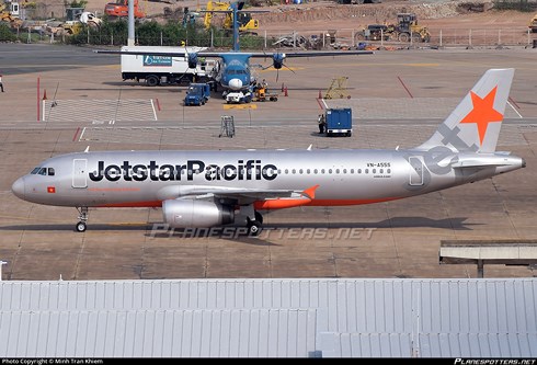 Máy bay của Jetstar Pacfic. Ảnh minh họa Jetstar Pacfic cung cấp.