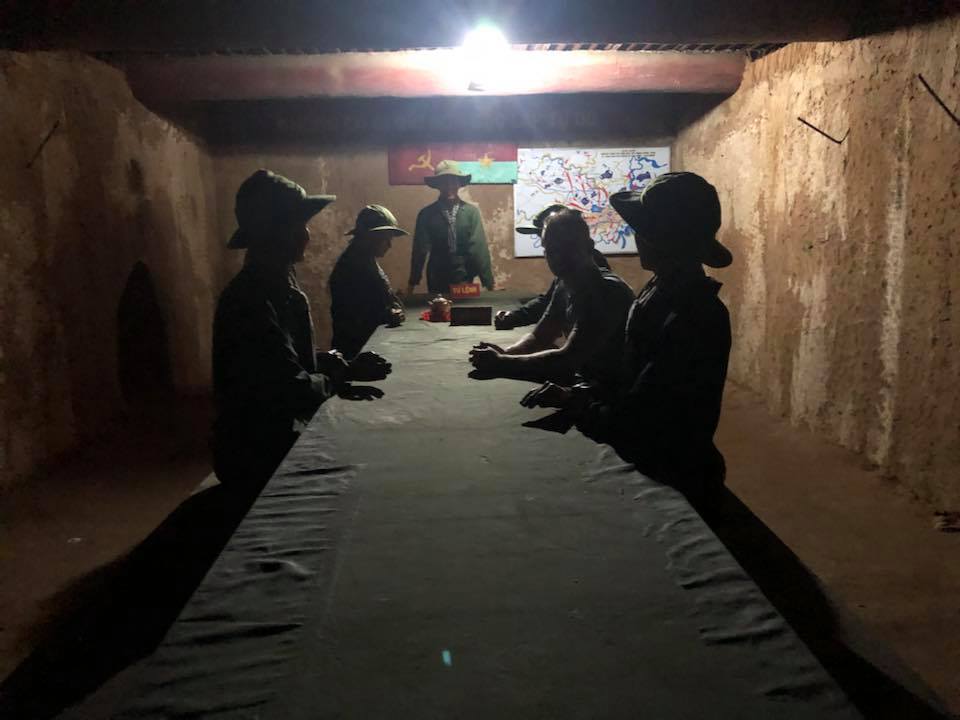 ​Sở chỉ huy đặt ngay trong lòng đất