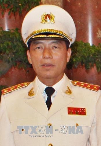 Đồng chí Thượng tướng Trần Việt Tân. Ảnh: TTXVN phát
