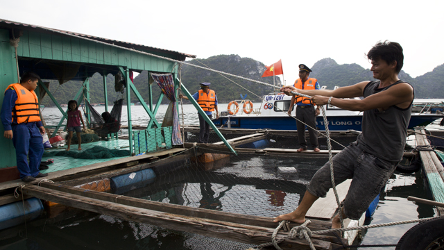 Ngư dân chống bão