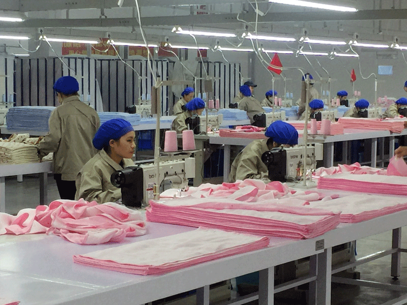 Hiện nay huyện Hải Hà có hơn 2.000 lao động đã qua đào tạo nghề đang trực tiếp lao động sản xuất trong các nhà máy thuộc KCN Texhong Hải Hà.