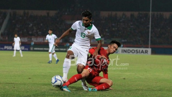 U16 Indonesia ngược dòng trước U16 Việt Nam. (Nguồn: Bolasport.com)