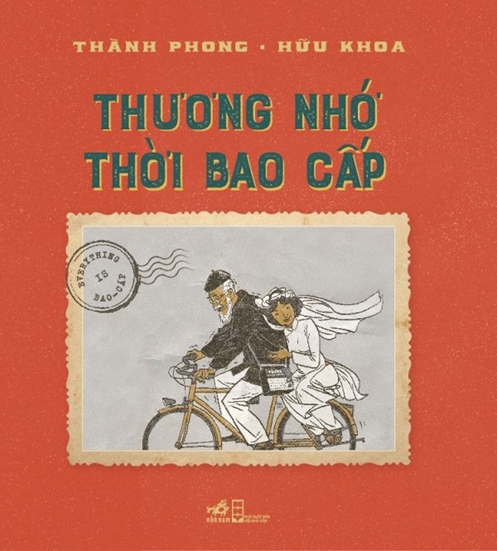 Bìa cuốn sách “Thương nhớ thời bao cấp” (NXB Hội Nhà văn) do họa sĩ Thành Phong và Hữu Khoa minh họa