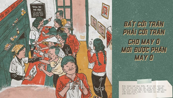 “Bắt cởi trần phải cởi trần, cho may ô mới được phần may ô” là một trong những câu nói quen thuộc thời bao cấp