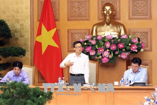 Phó Thủ tướng Vũ Đức Đam phát biểu. Ảnh: Nguyễn Dân/TTXVN