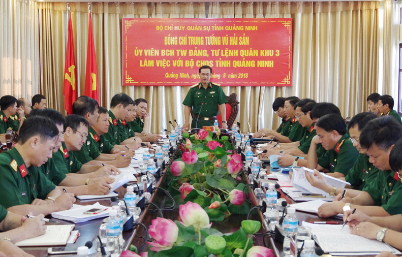 Trung tướng Vũ Hải Sản cũng yêu cầu, Bộ CHQS tỉnh