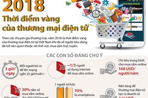 Năm 2018 - thời điểm vàng của thương mại điện tử