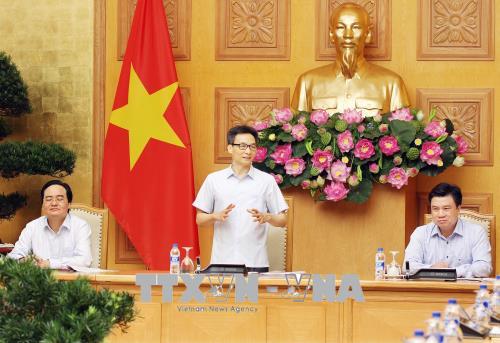 Phó Thủ tướng Chính phủ Vũ Đức Đam phát biểu. Ảnh: Nguyễn Dân/TTXVN