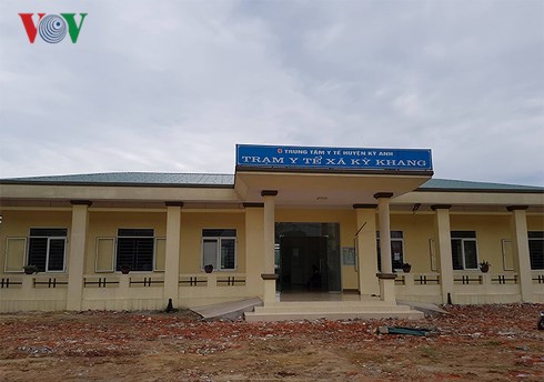 Trạm y tế xã Kỳ Khang nơi xảy ra sự việc.