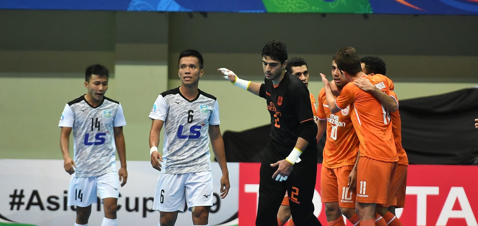 Thua trận 2-4, Thái Sơn Nam vuột mất vô địch lịch sử cho Futsal Việt Nam. Ảnh: AFC