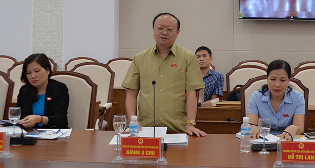 Giàng A Chu, Phó Chủ tịch Hội đồng Dân tộc của Quốc hội đánh giá cao kết quả trong quá trình thực hiện Nghị quyết 112/2015/QH13 của Quảng Ninh