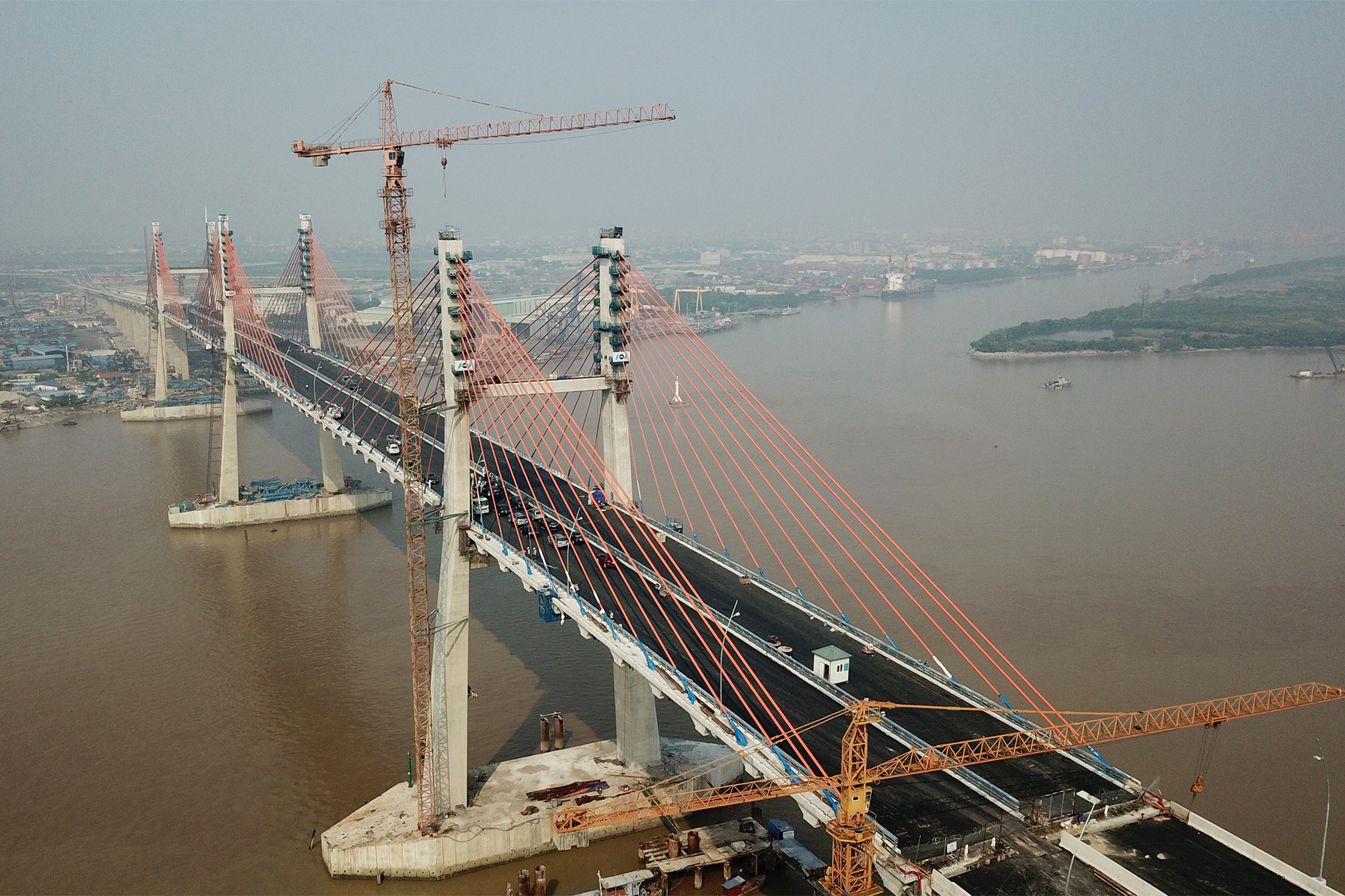 Cầu Bạch Đằng dự kiến khánh thành vào đúng ngày Quốc khánh 2/9. 