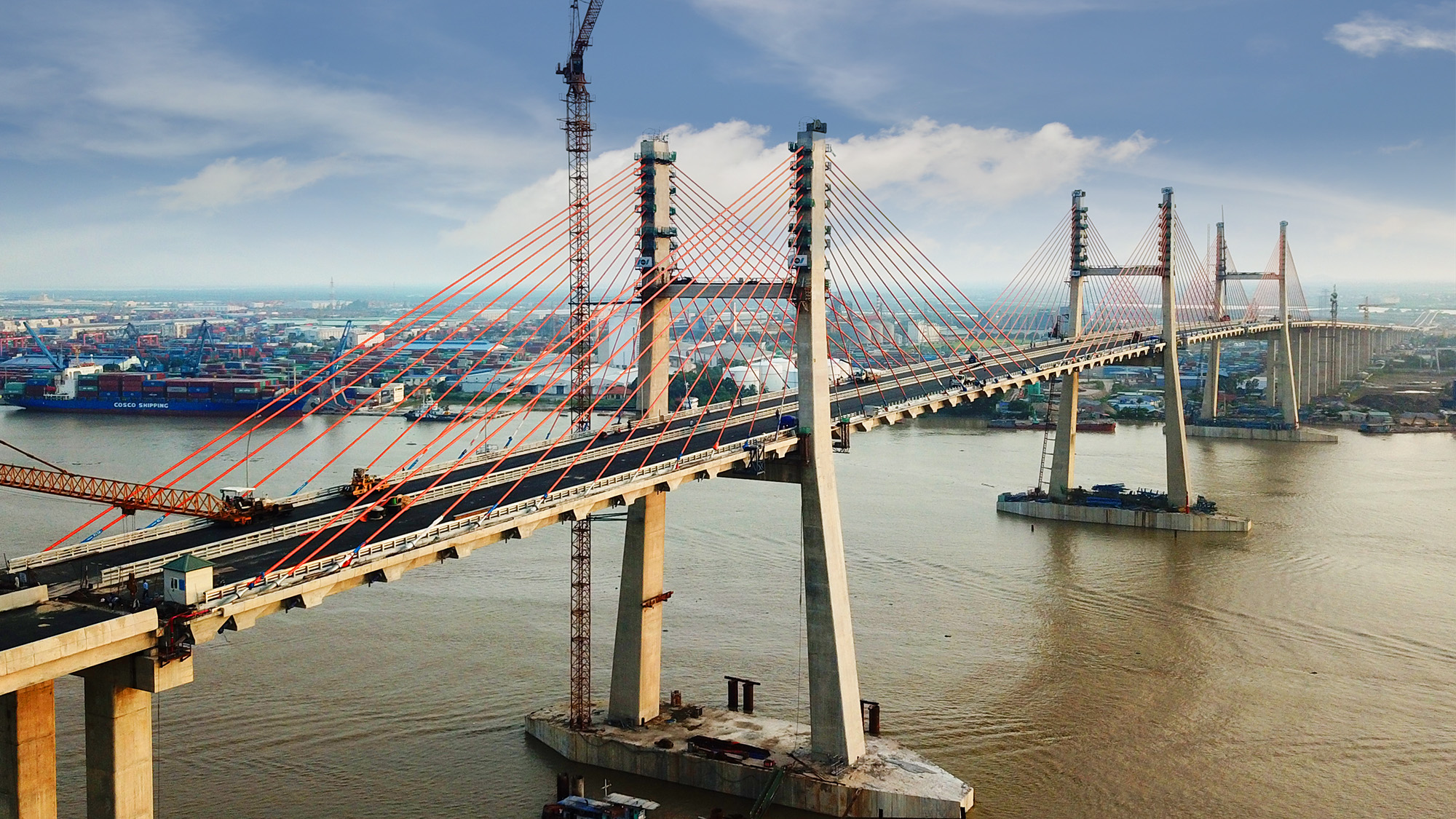 Cầu Bạch Đằng - cây cầu kết nối Quảng Ninh - Hải Phòng sẽ chính thức thông xe vào ngày 1/9 tới đây