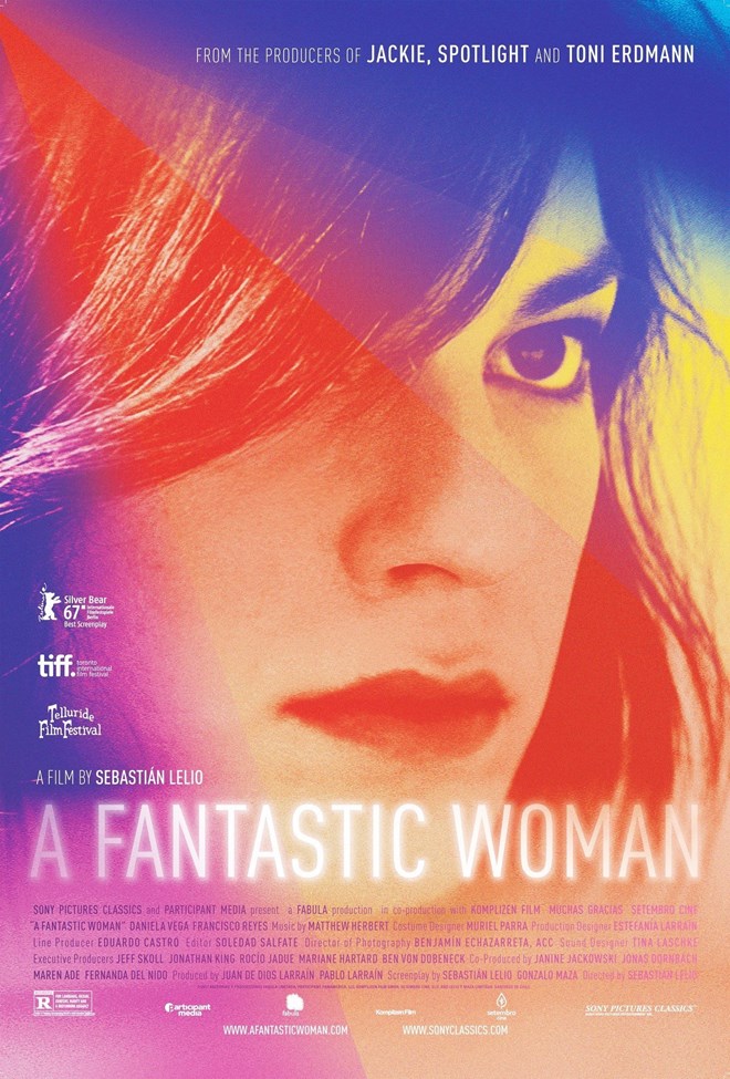 Poster phim 'A fantastic woman.' (Ảnh: BTC)