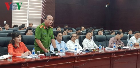 Đại tá Nguyễn Văn Chính, Phó Giám đốc Công an thành phố Đà Nẵng.