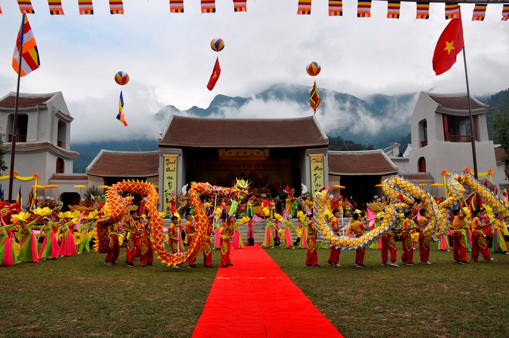 Lễ khai hội Xuân Yên Tử năm 2018 được tổ chức tại Trung tâm Văn hóa Trúc Lâm