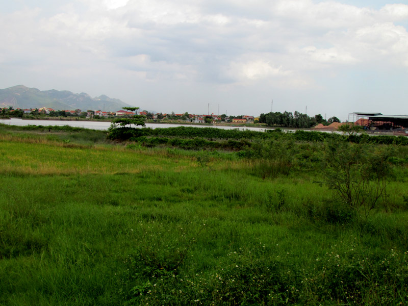Một phần diện tích Bãi Đông Hồ bên sông Cầm - Sông Nguyễn.