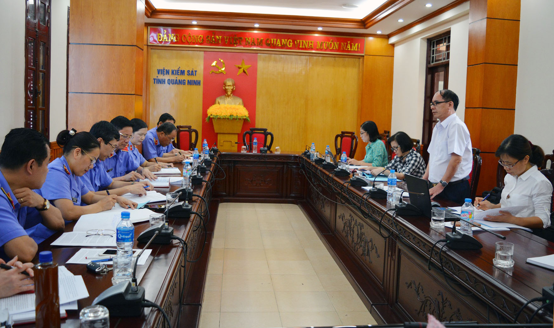 Đoàn kiểm tra của Tỉnh ủy kiểm tra công tác lãnh đạo, chỉ đạo và tổ chức thực hiện Nghị quyết số 49-NQ/TW của Bộ Chính trị tại VKSND tỉnh Quảng Ninh