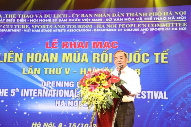 Thứ trưởng Lê Khánh Hải phát biểu khai mạc Liên hoan