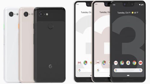 Điện thoại mới của Google có ba màu.