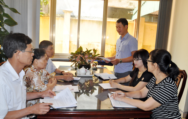 Ban Thanh tra nhân dân phường Quảng Yên triển khai kế hoạch giám sát thực hiện công trình công cộng trênd địa bàn. 