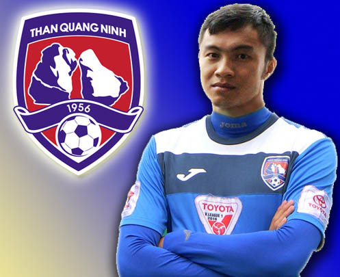 Cầu thủ xuất sắc nhất CLB TQN tại V-League 2018 Phạm Nguyên Sa. Ảnh: Than Quang Ninh Football club