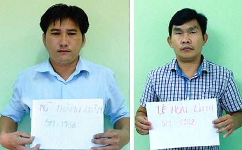 Lê Hoài Linh và Nguyễn Thành Luân bị bắt tạm giam.