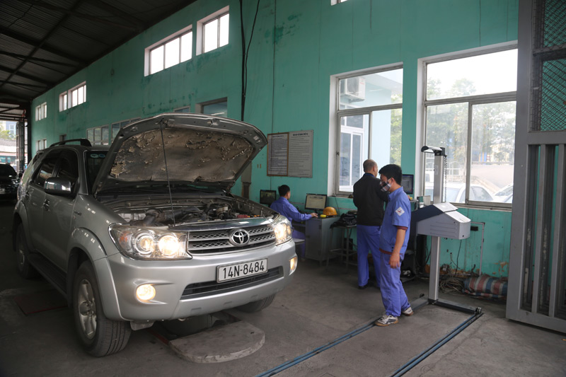 Phương tiện tiến hành đăng kiểm Công ty CP đăng kiểm xe cơ giới đường bộ Quảng Ninh 