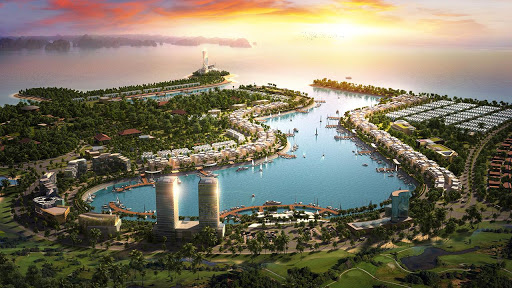 Tổng quan dự án Tuần Châu Marina với view trọn vẹn cảng Ngọc Châu, đồng thời là cửa ngõ mở ra di sản thế giới.