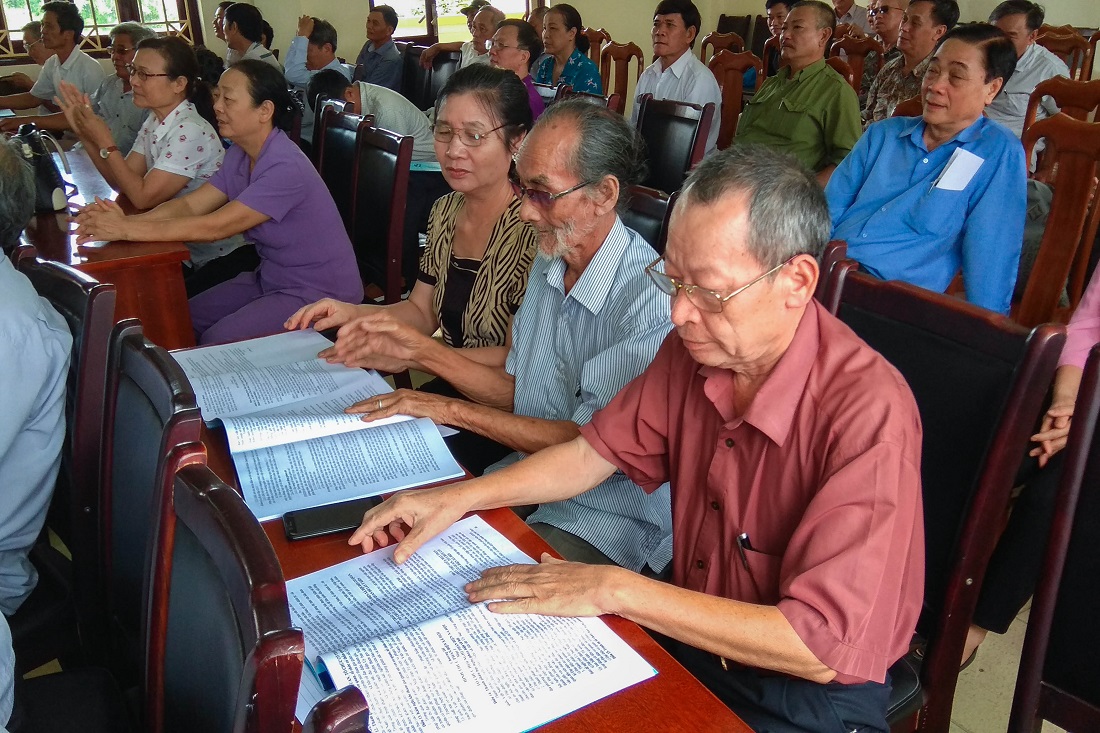 Thành viên các ban Thanh tra nhân dân TP Hạ Long tham gia tập huấn nghiệp vụ.