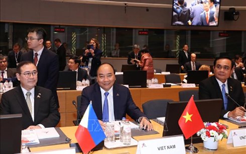Thủ tướng Nguyễn Xuân Phúc dự Lễ khai mạc Hội nghị cấp cao Á-Âu (ASEM) lần thứ 12