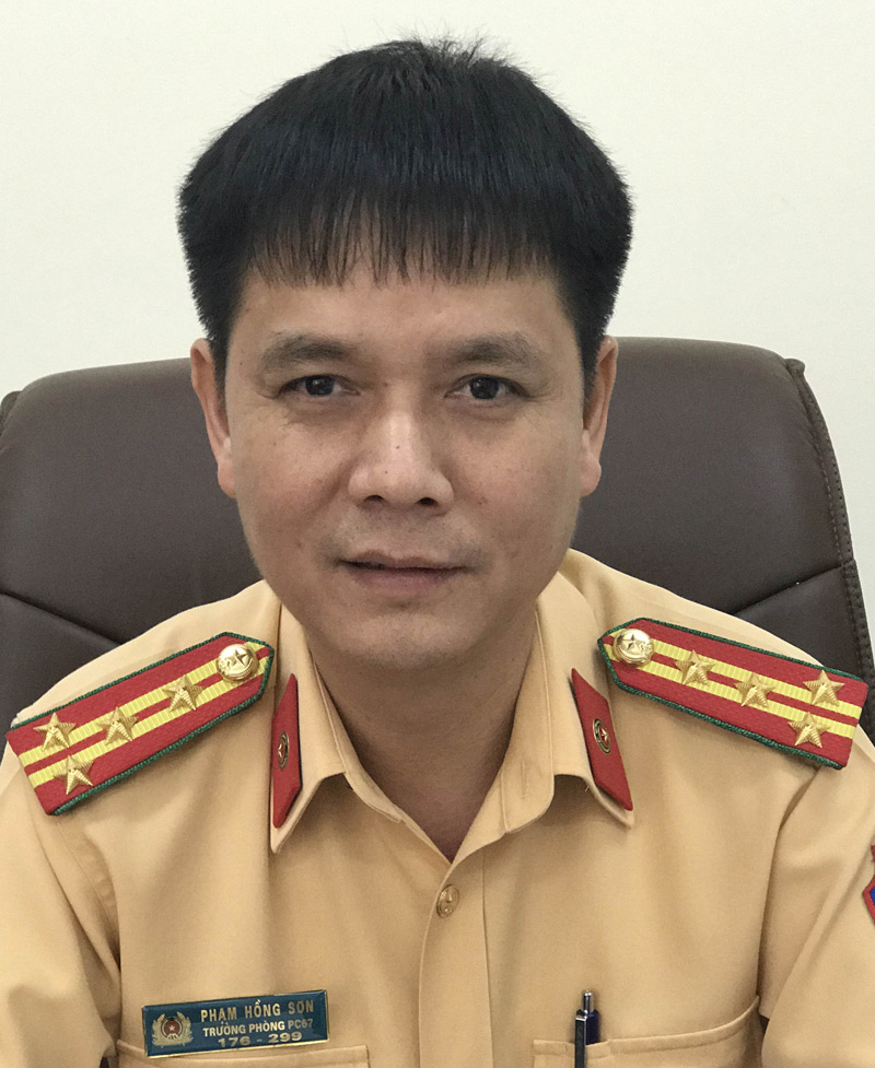Đại tá Phạm Hồng Sơn, Trưởng Phòng CSGT đường bộ, đường sắt Công an tỉnh Quảng Ninh