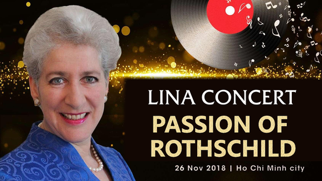 Bà Charlotte De Rothschild – thành viên của gia tộc Rothschild sẽ tổ chức một buổi hòa nhạc tại TP Hồ Chí Minh