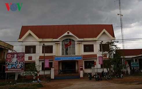 Trụ sở UBND xã Cư Bao, nơi ông Sơn làm Chủ tịch.