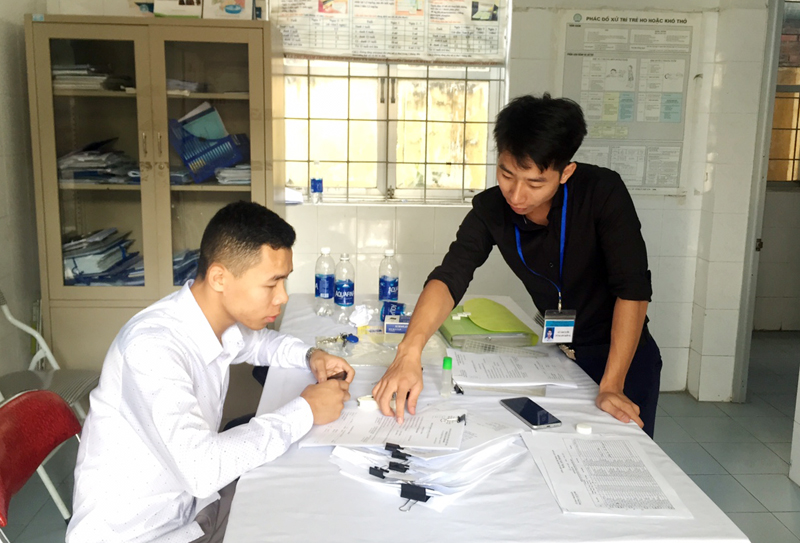 Công tác hướng dẫn đăng ký NVQS năm 2019 được Ban CHQS phường Cao Xanh (TP Hạ Long), thực hiện nghiêm túc, đúng quy trình. 