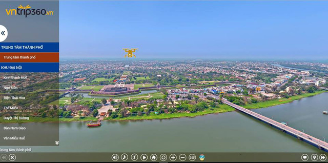 Công nghệ ảnh 360 độ đang được Sở Du lịch Thừa Thiên - Huế triển khai thử nghiệm.