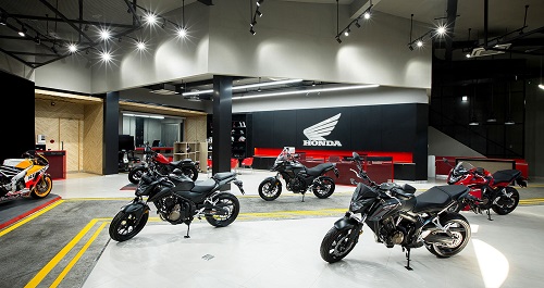 Không gian trưng bày Honda Moto Shop chính hãng đầu tiên tại Việt Nam.
