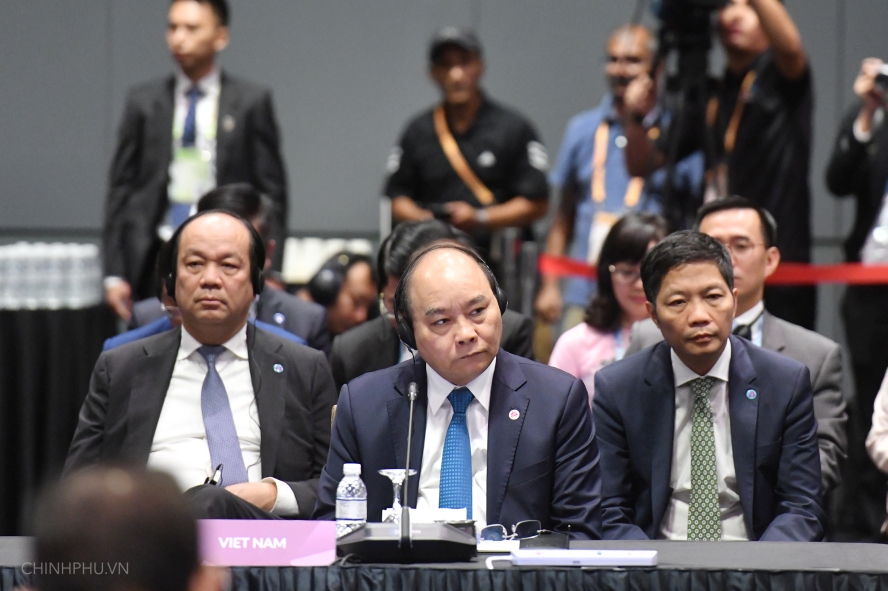 Thủ tướng Nguyễn Xuân Phúc tại Hội nghị. Ảnh: VGP/Quang Hiếu