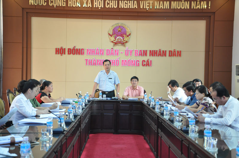 Thanh tra tỉnh chủ trì đối thoại giải quyết đơn thư khiếu nại của bà Đoàn Thị Cải trú tại Khu Thượng Trung, phường Ninh Dương, TP Móng Cái.