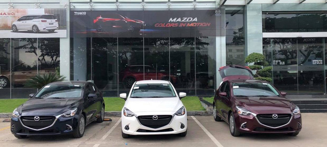 3 màu sơn mới trên Mazda2 nhập khẩu.
