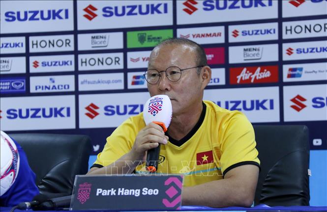 Huấn luyện viên đội tuyển Việt Nam Park Hang-seo. Ảnh: Phạm Kiên/TTXVN