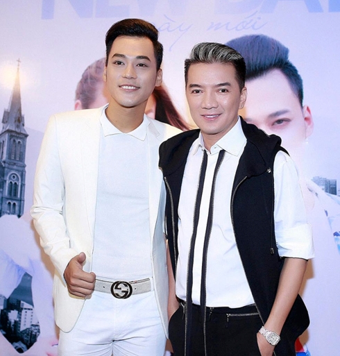 Đàm Vĩnh Hưng và học trò Phan Ngọc Luân.