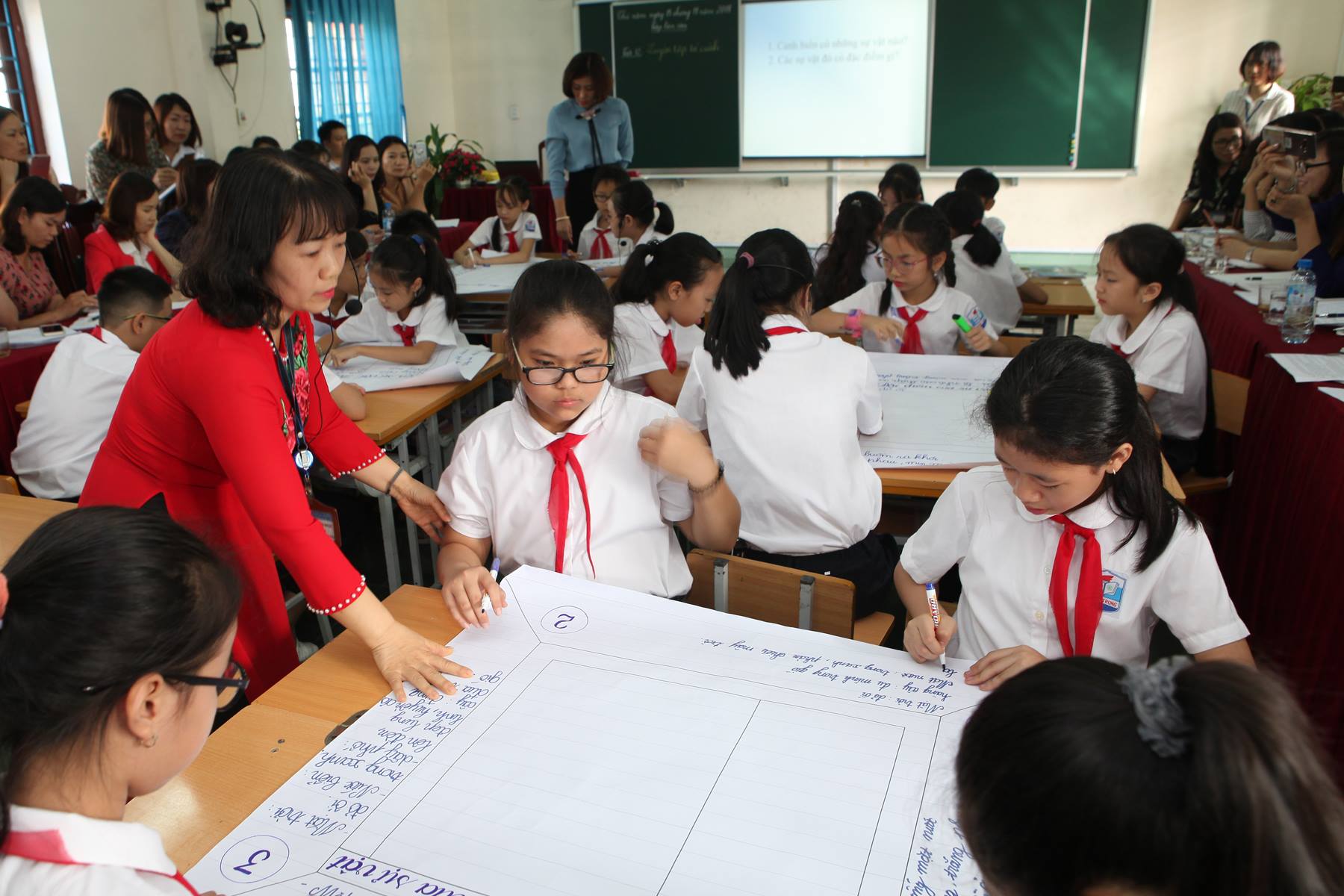 Học sinh Trường Tiểu học Yên Thanh, TP Uông Bí tham gia hội nghị tập huấn chuyên đề dạy học tích cực của Sở GD&ĐT.