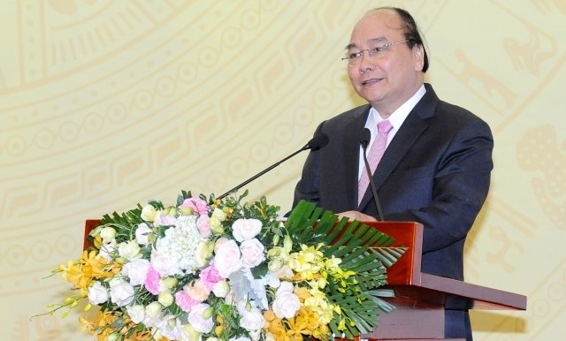 Thủ tướng Nguyễn Xuân Phúc phát biểu ý kiến.